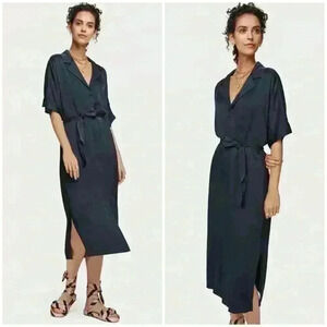 Scotch & Soda Navy Midi Dress